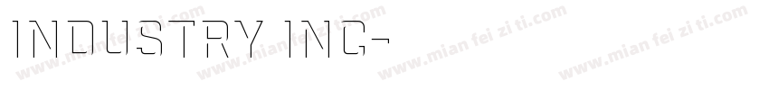 Industry Inc字体转换